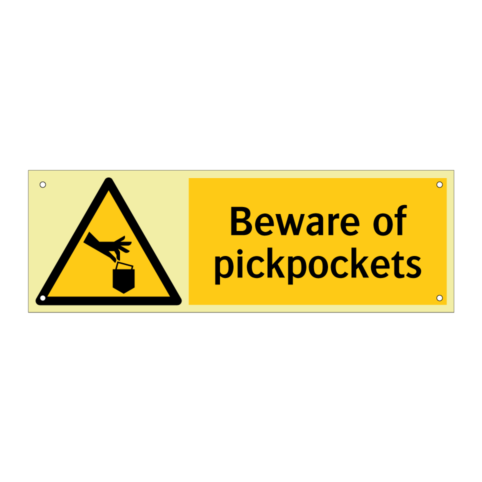 Beware of pickpockets