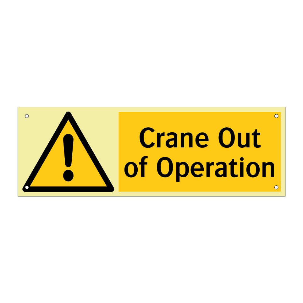 Crane Out of Operation