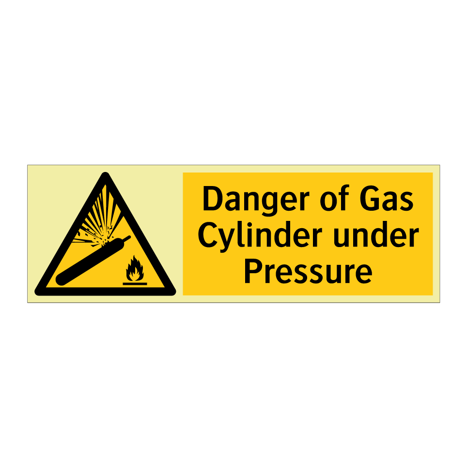Danger of Gas Cylinder under Pressure