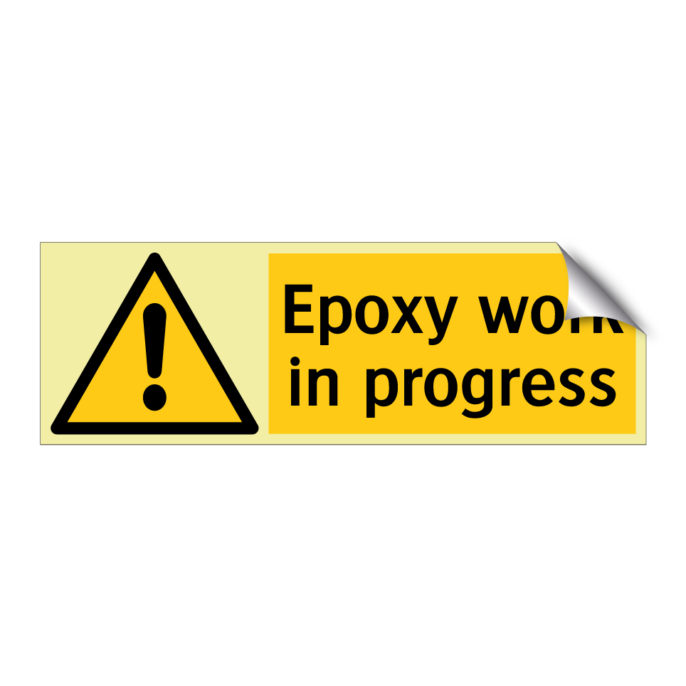 Epoxy work in progress
