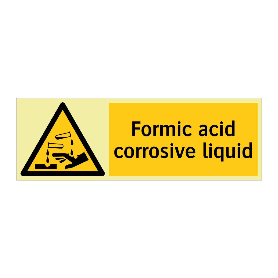 Formic acid corrosive liquid