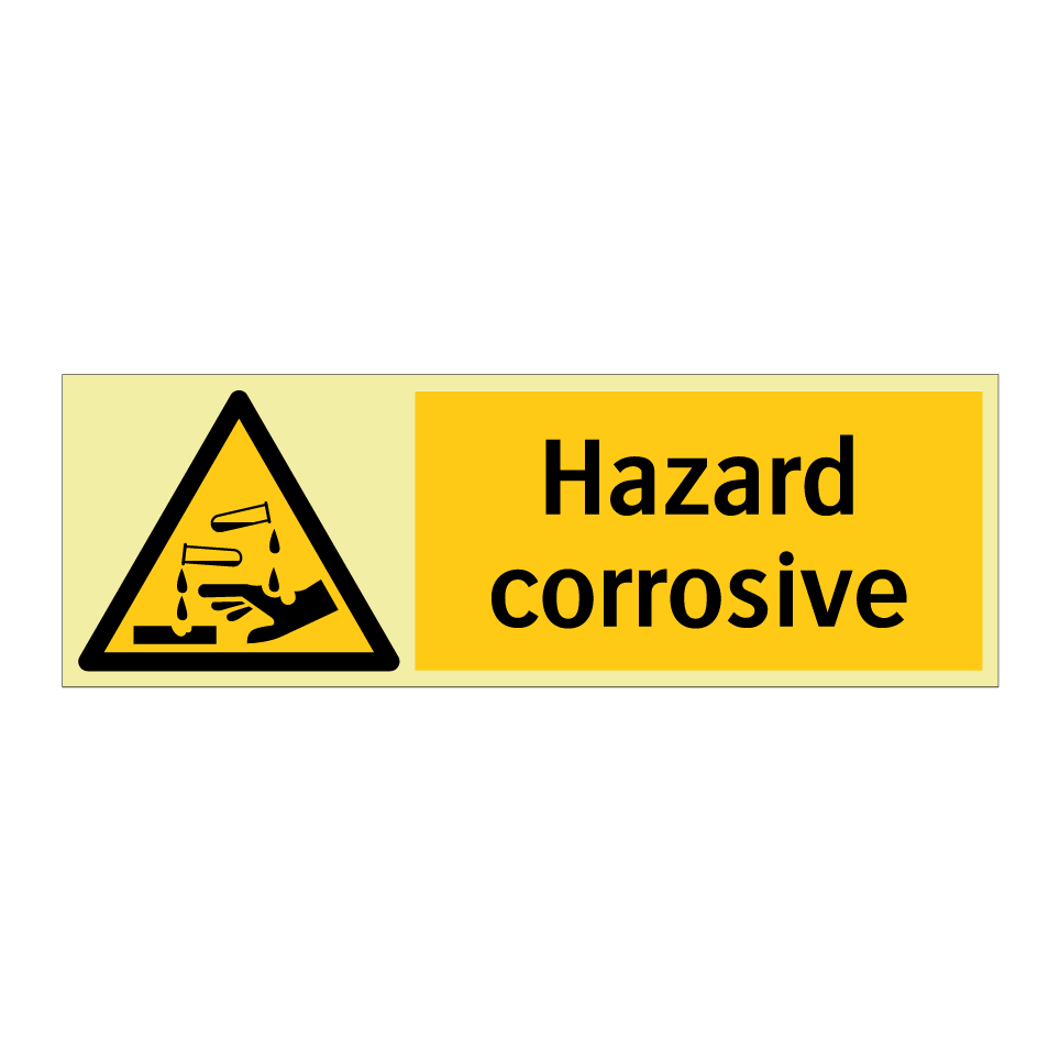 Hazard corrosive