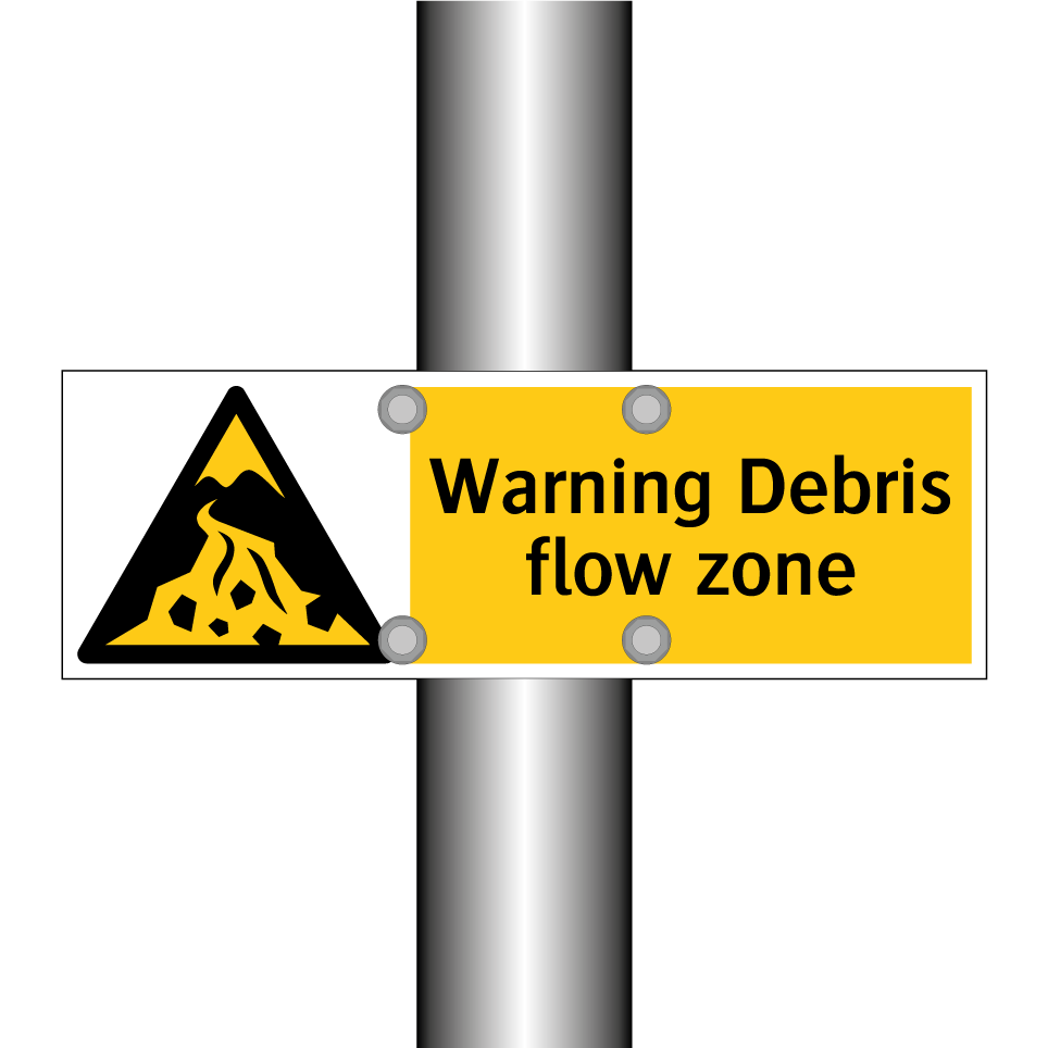 Warning Debris flow zone