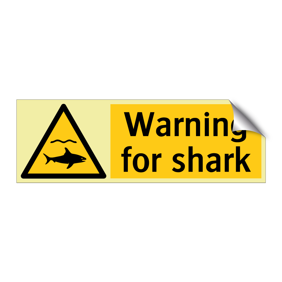 Warning for shark