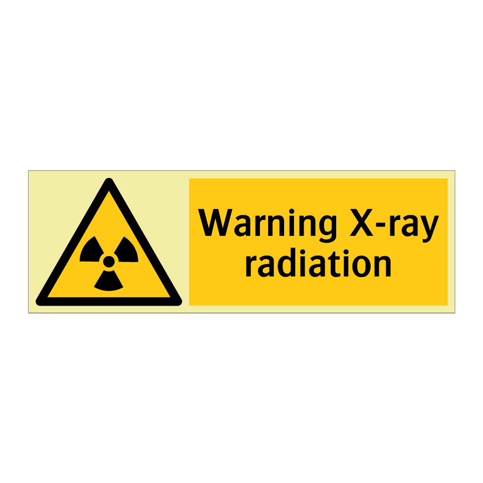 Warning X-ray radiation