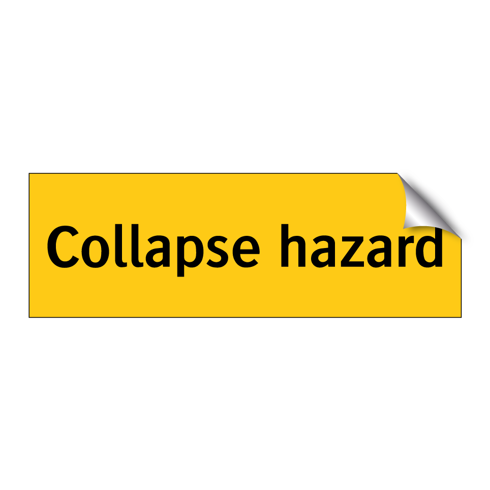 Collapse hazard