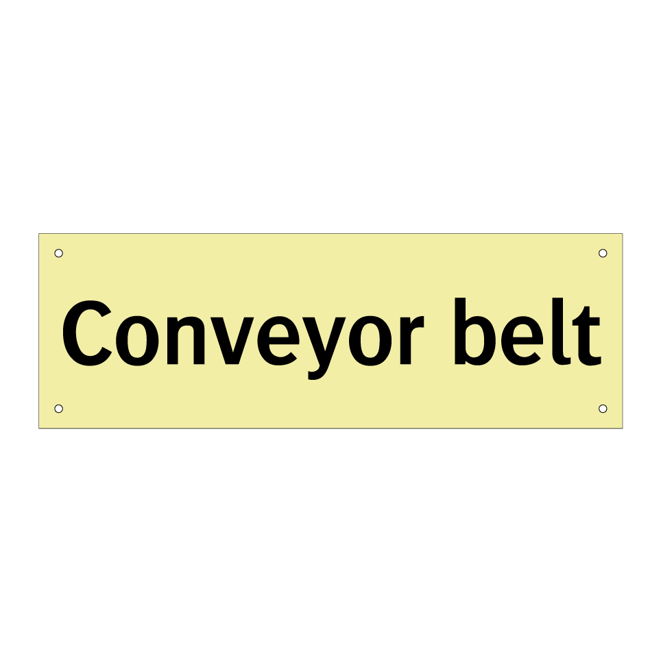 Conveyor belt