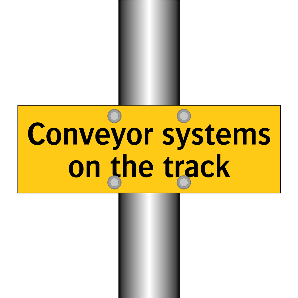 Conveyor systems on the track