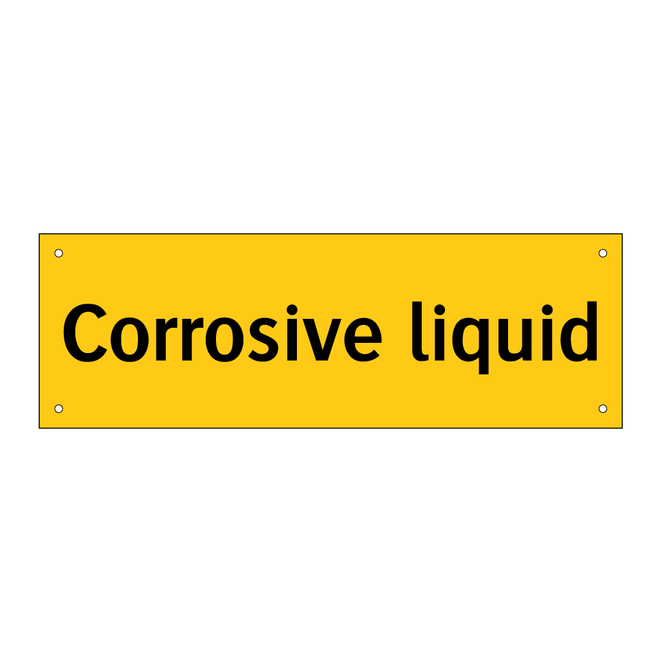 Corrosive liquid