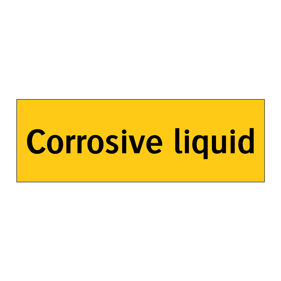 Corrosive liquid