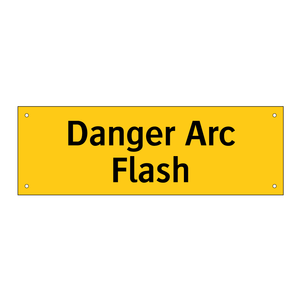 Danger Arc Flash