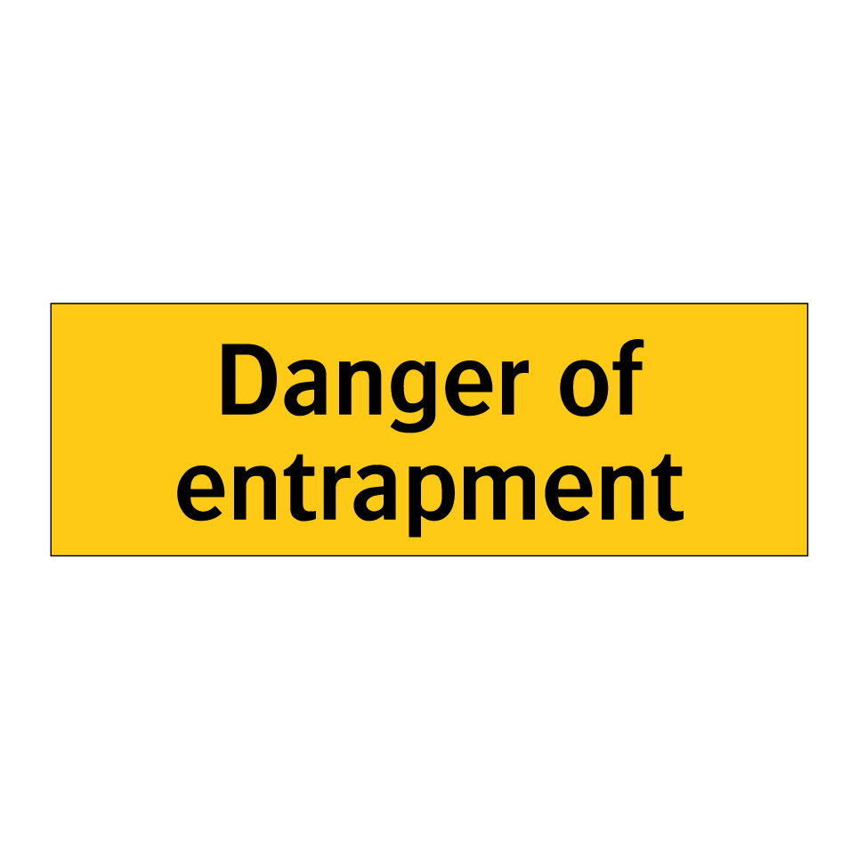 Danger of entrapment