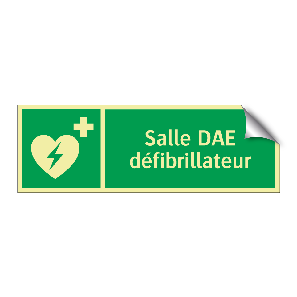 Salle DAE défibrillateur