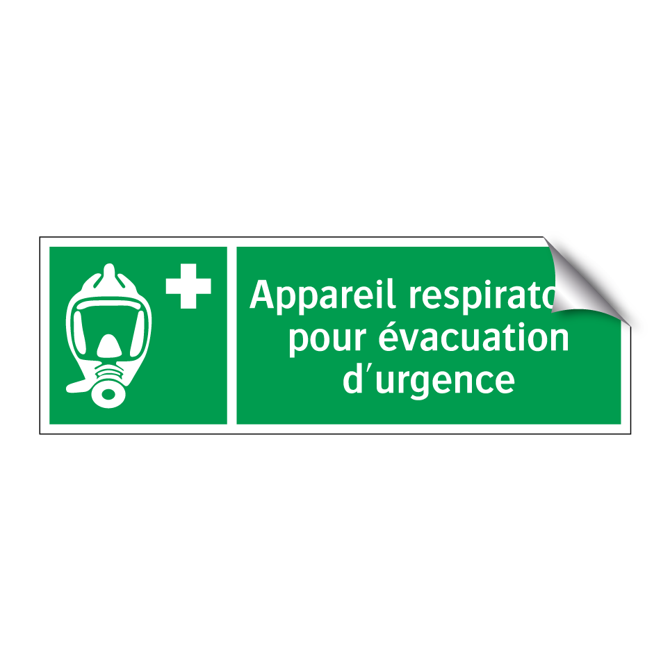Appareil respiratoire pour évacuation d'urgence