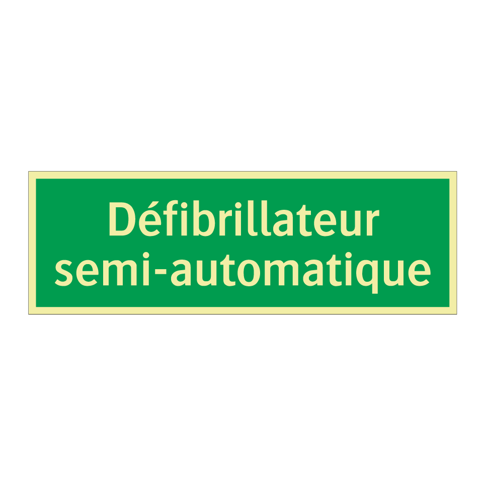 Défibrillateur semi-automatique