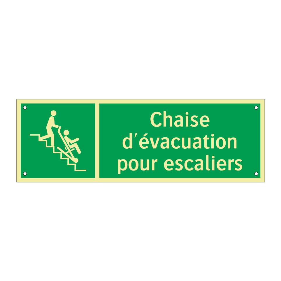 Chaise d'évacuation pour escaliers