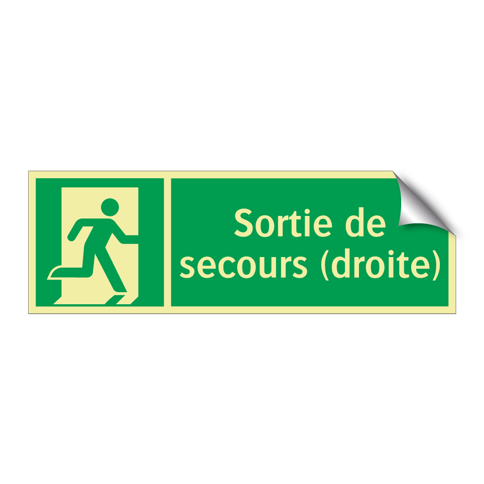 Sortie de secours (droite)