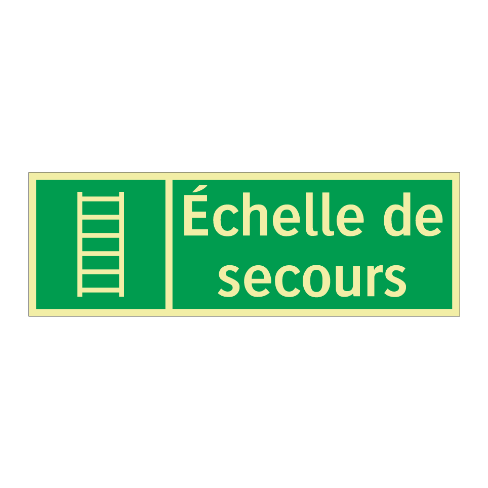 Échelle de secours
