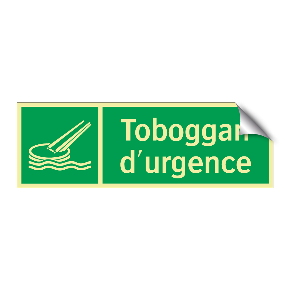 Toboggan d'urgence