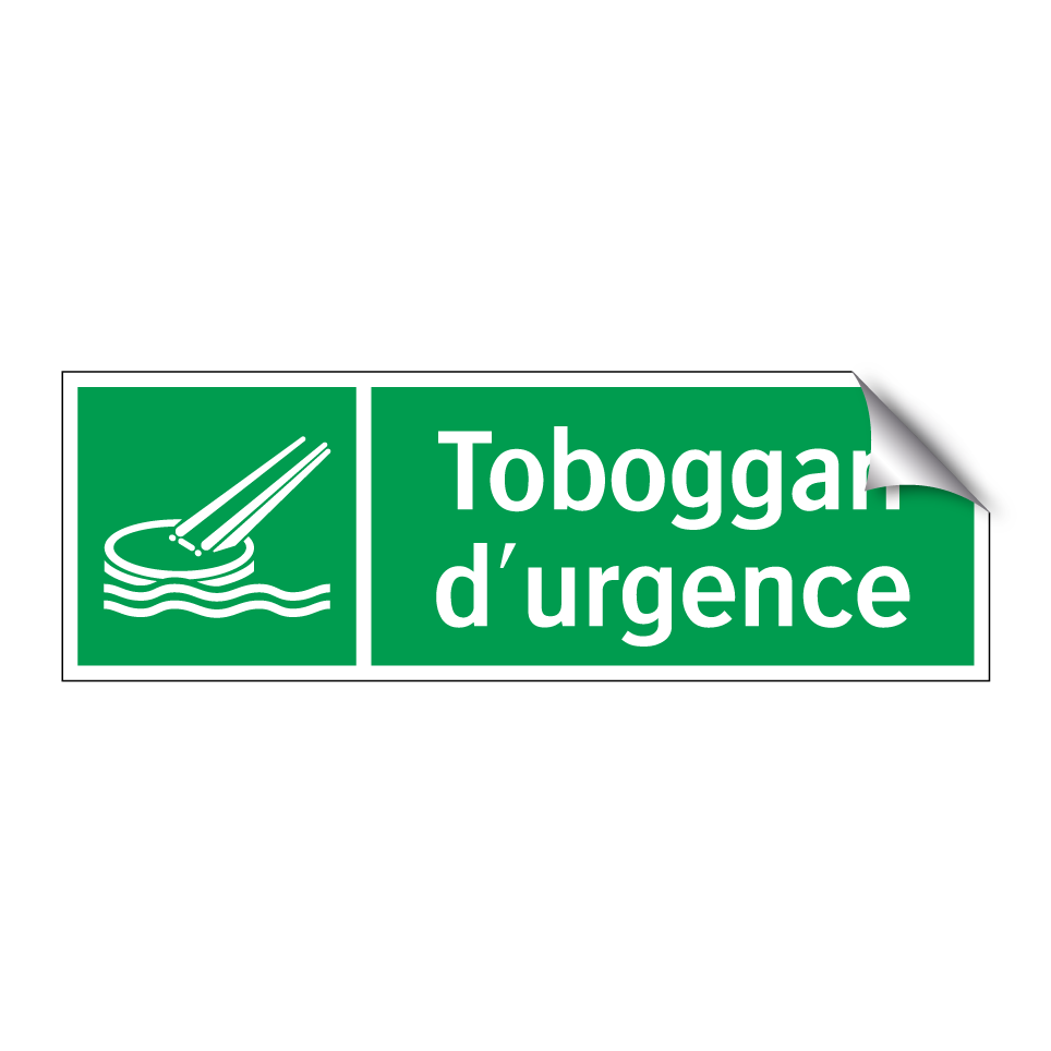 Toboggan d'urgence