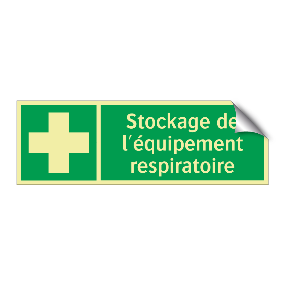 Stockage de l'équipement respiratoire
