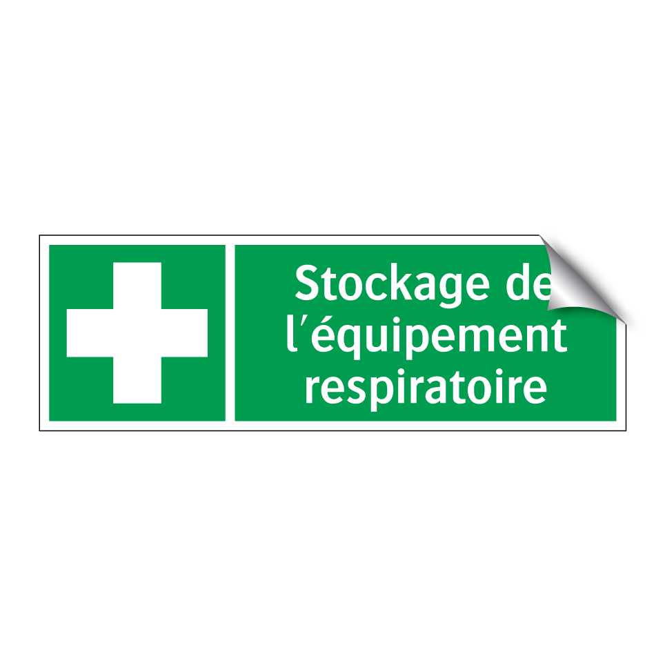 Stockage de l'équipement respiratoire