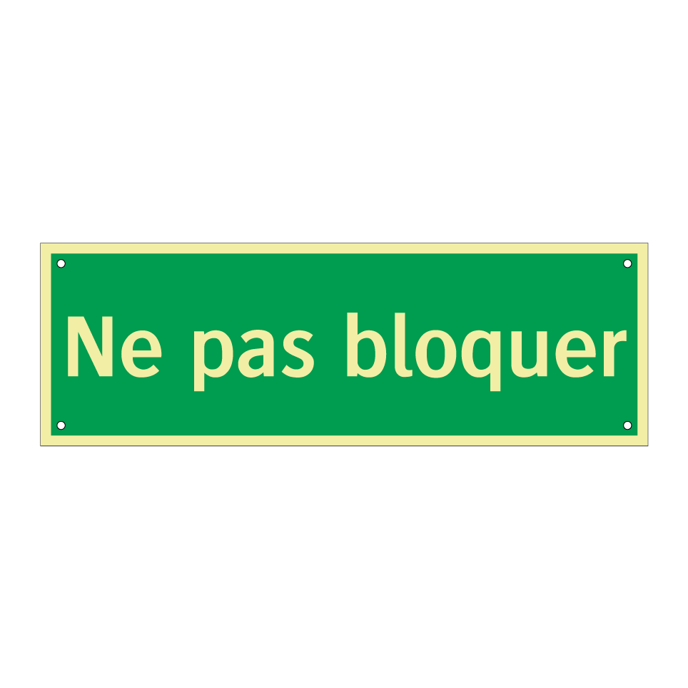 Ne pas bloquer