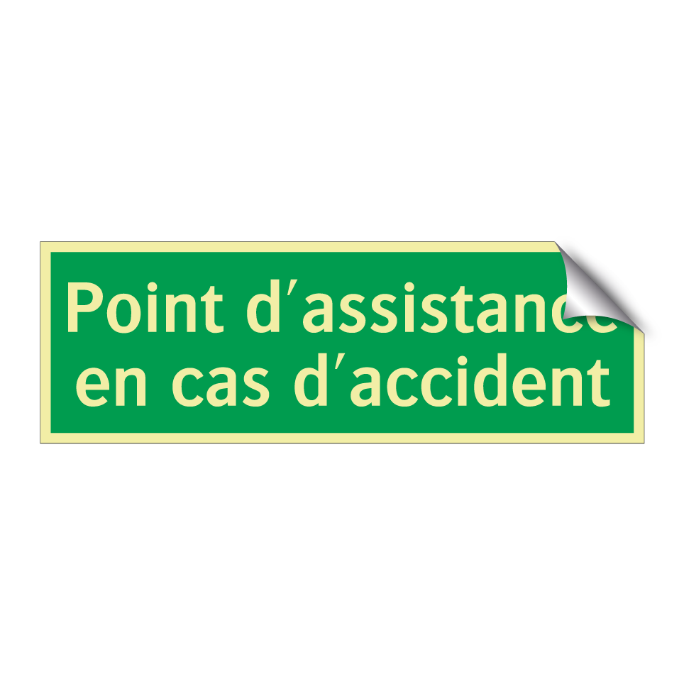 Point d'assistance en cas d'accident