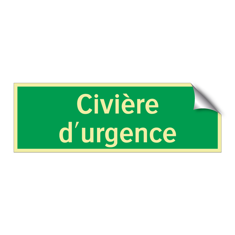 Civière d'urgence