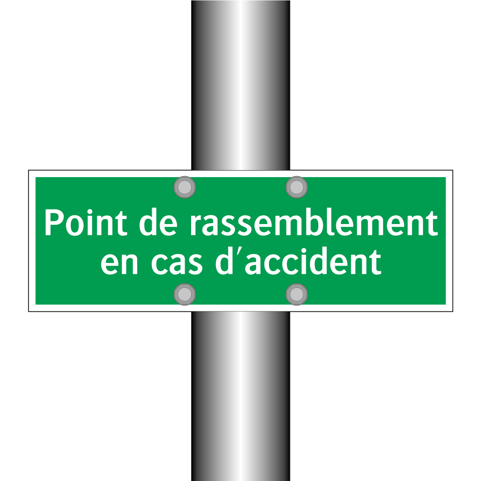 Point de rassemblement en cas d'accident