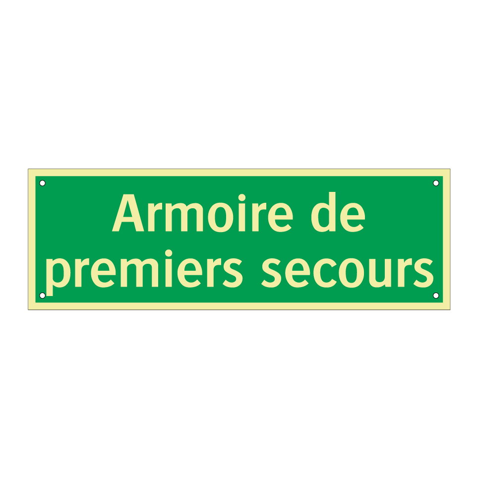 Armoire de premiers secours