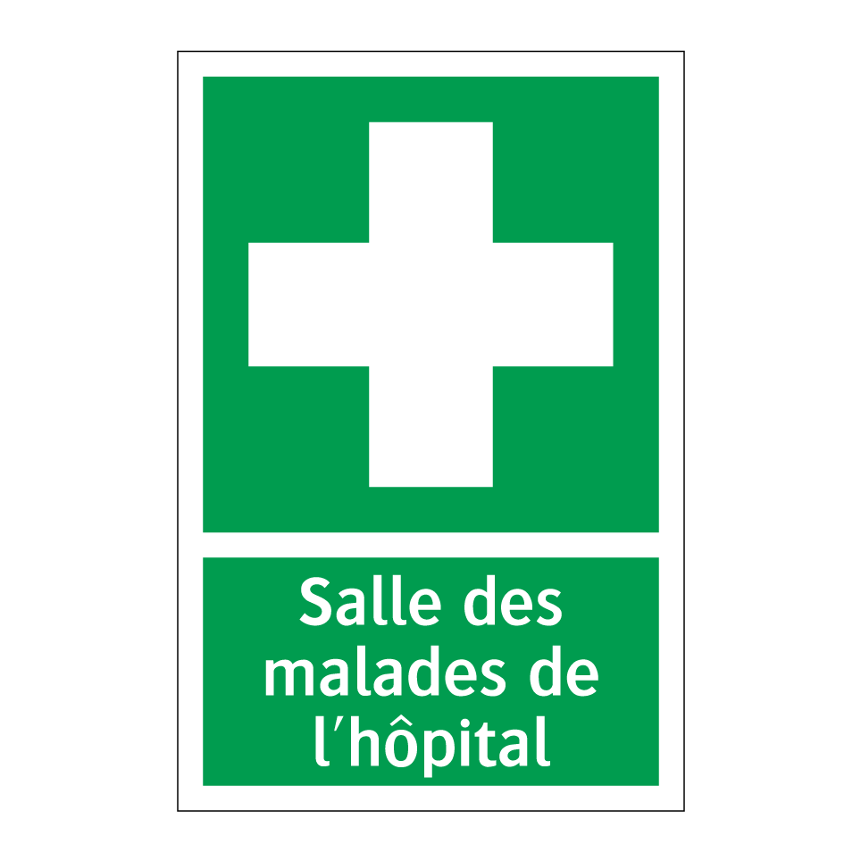 Salle des malades de l'hôpital