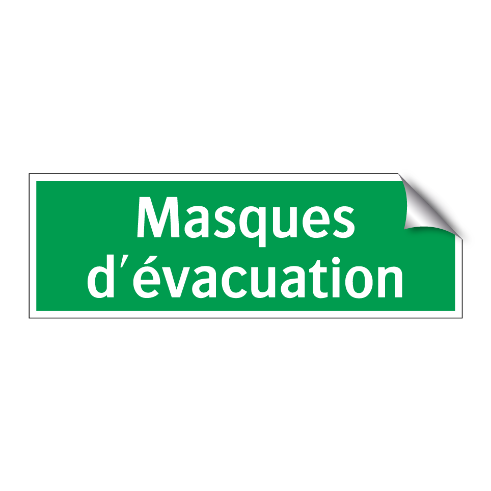 Masques d'évacuation