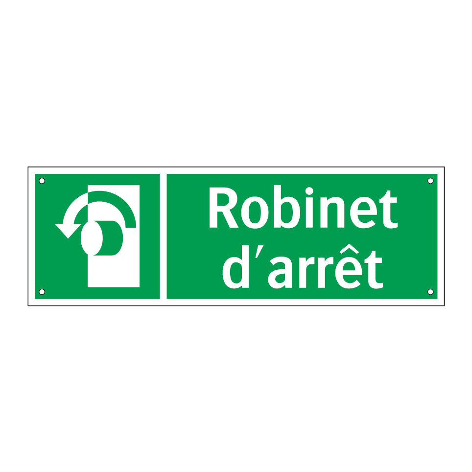 Robinet d'arrêt