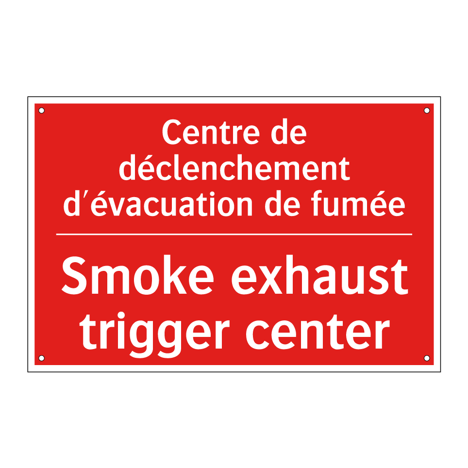 Centre de déclenchement d'évacuation /.../ - Smoke exhaust trigger center