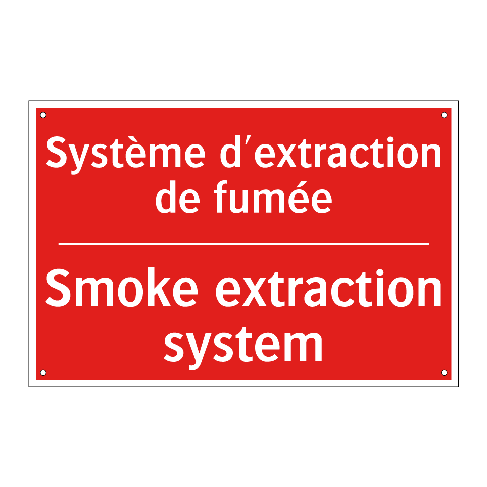 Système d'extraction de fumée - Smoke extraction system