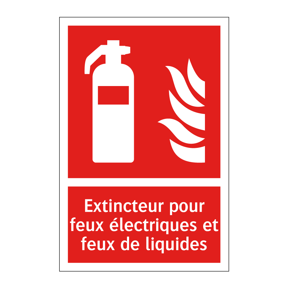 Extincteur pour feux électriques et feux de liquides