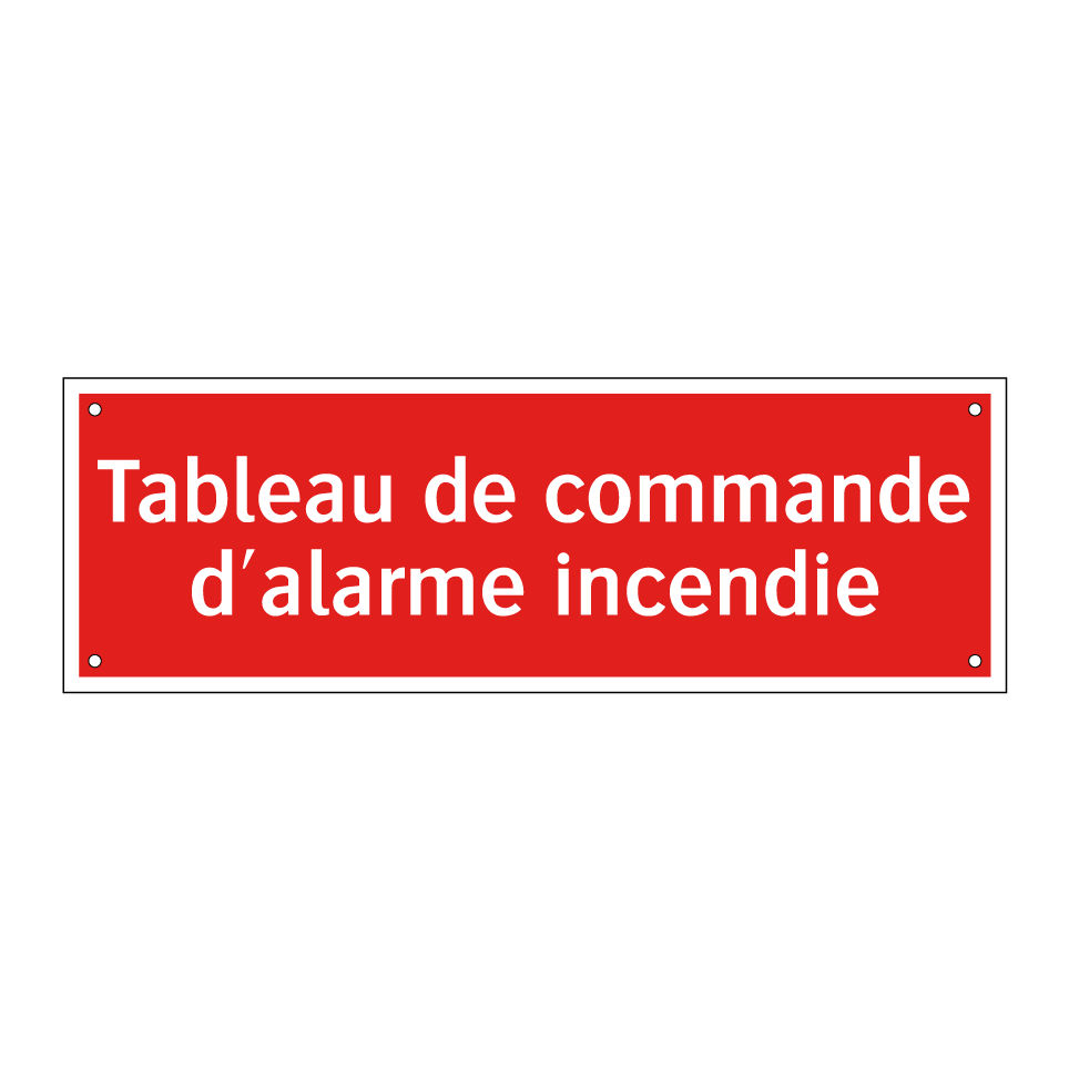 Tableau de commande d'alarme incendie