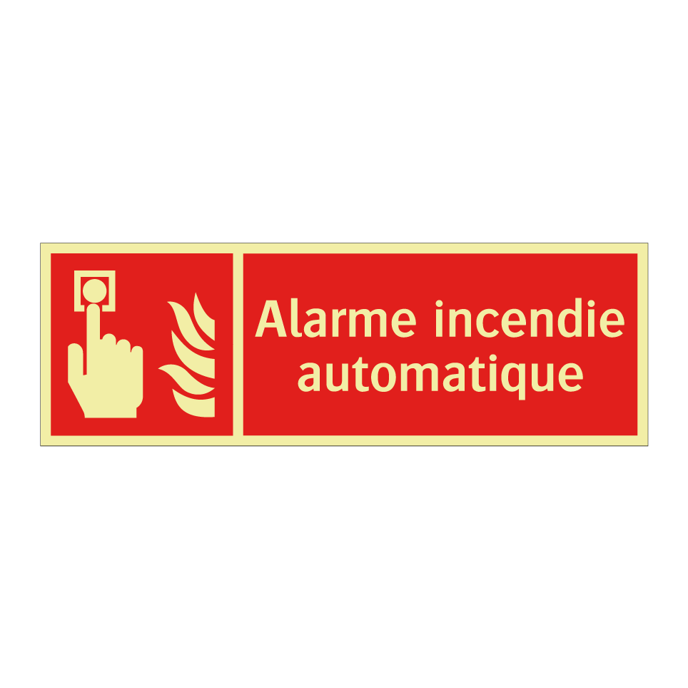 Alarme incendie automatique