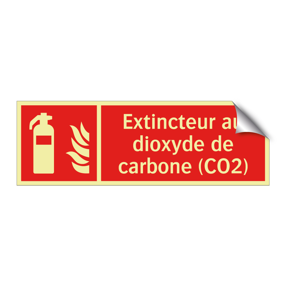 Extincteur au dioxyde de carbone (CO2)
