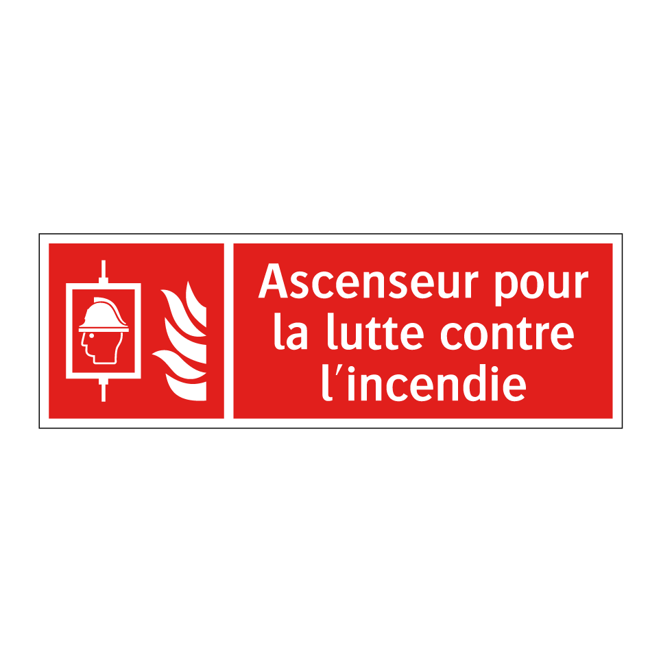Ascenseur pour la lutte contre l'incendie