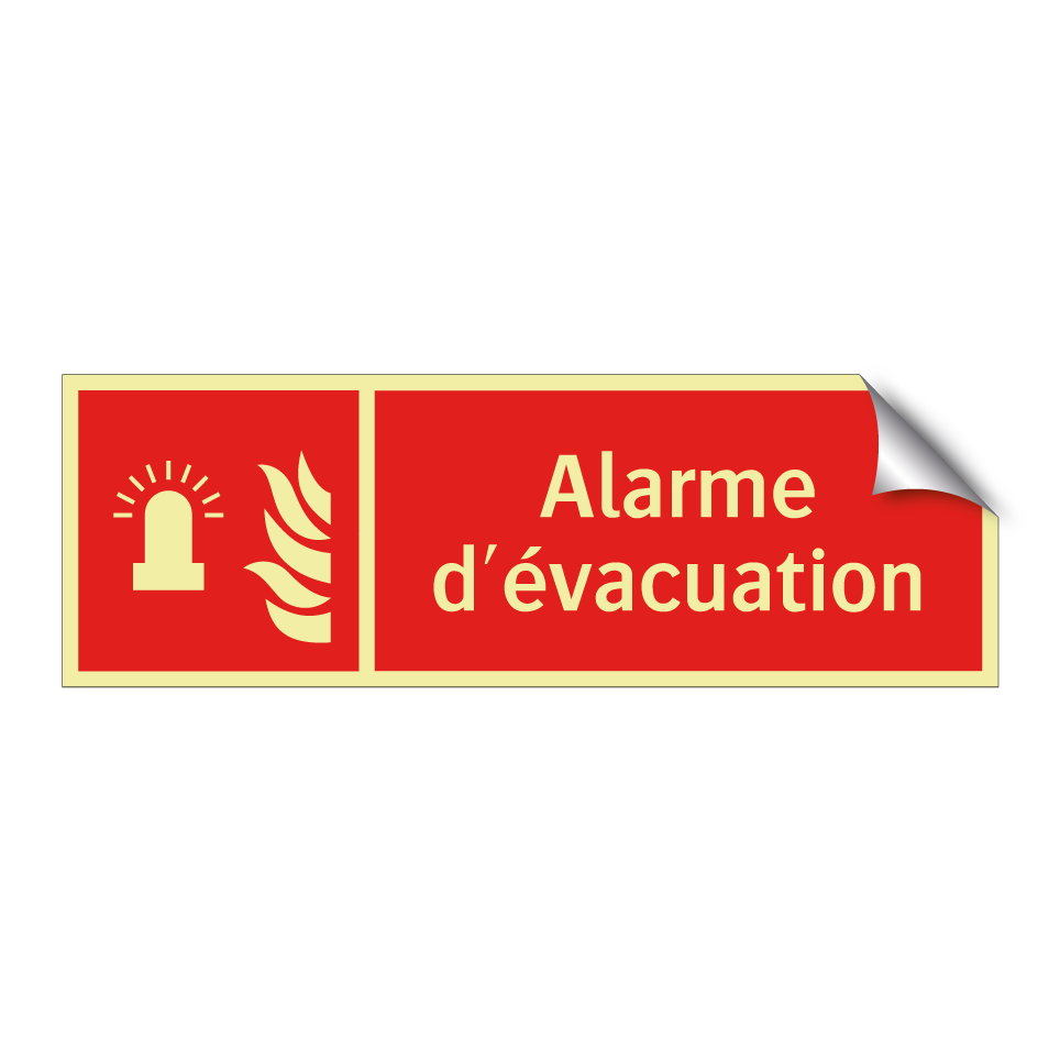 Alarme d'évacuation