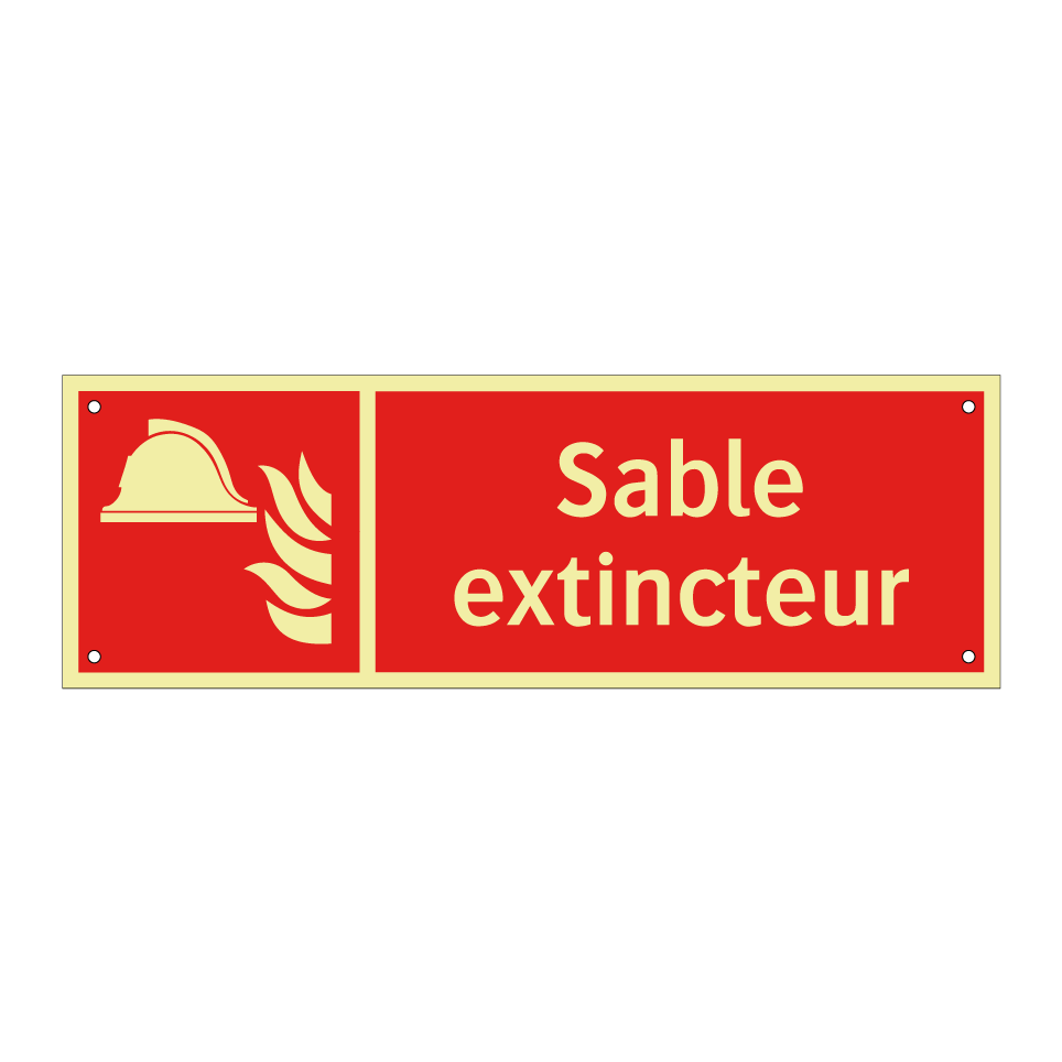 Sable extincteur