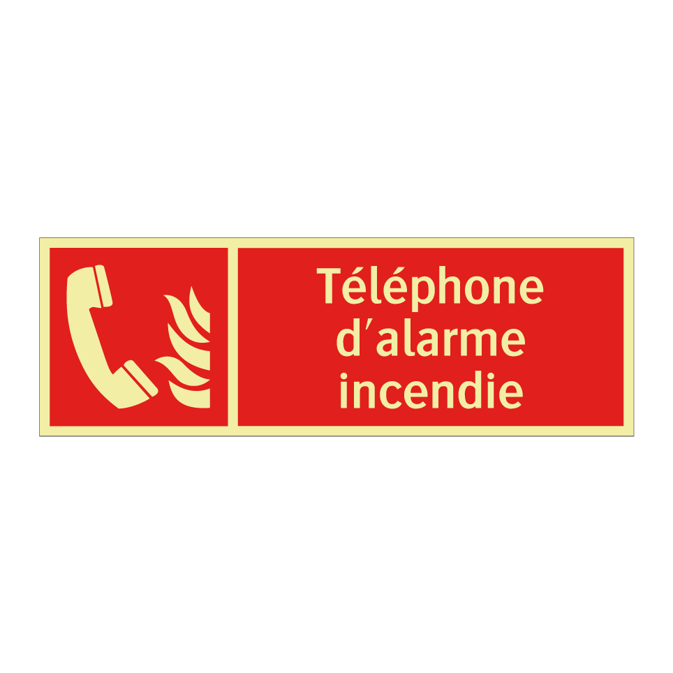 Téléphone d'alarme incendie
