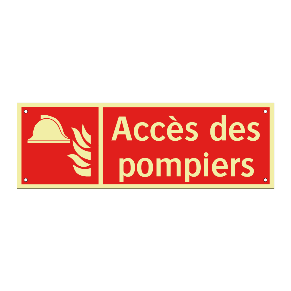 Accès des pompiers