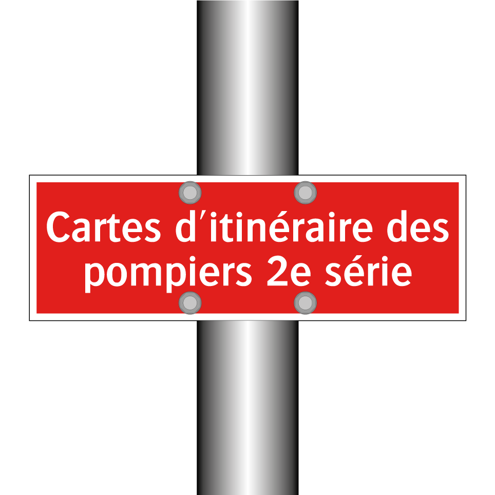 Cartes d'itinéraire des pompiers 2e série