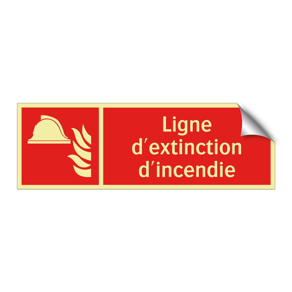Ligne d'extinction d'incendie