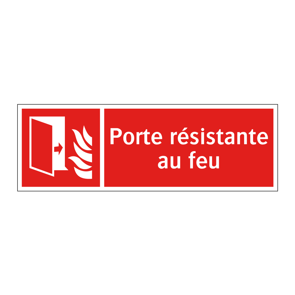 Porte résistante au feu