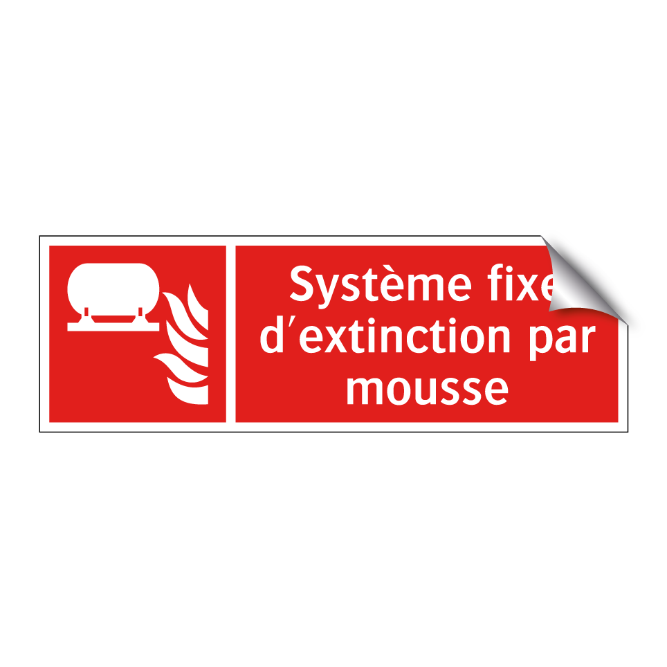 Système fixe d'extinction par mousse