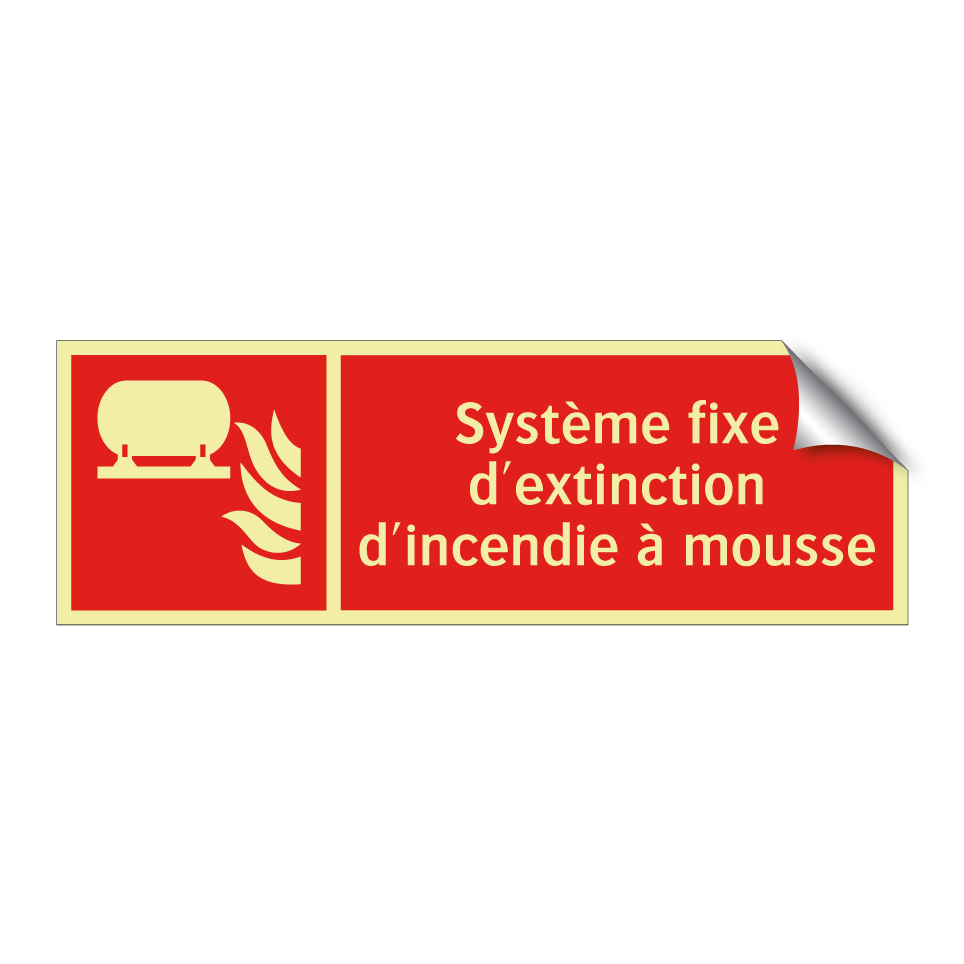 Système fixe d'extinction d'incendie à mousse